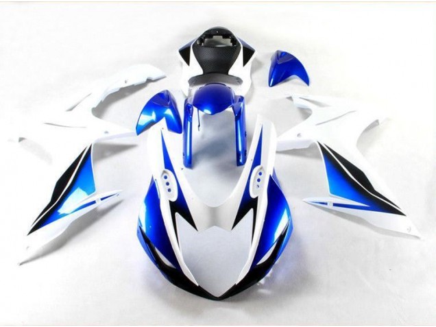 Azul Branco Carroçaria Moto Suzuki GSXR 600 / 750 K11 11-21 Azul Branco Carroçaria Moto Suzuki GSXR 600 / 750 K11 11-21