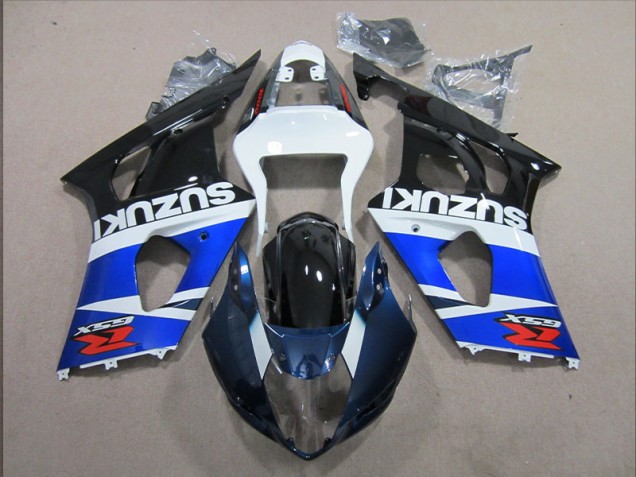 Azul Branco Decalque Abs Kits Completos Carenagem Moto Suzuki GSXR 1000 K3 03-04 Azul Branco Decalque Abs Kits Completos Carenagem Moto Suzuki GSXR 1000 K3 03-04