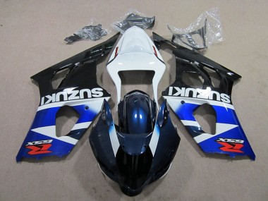 Azul Branco Decalque Kit Carenagem Moto Suzuki GSXR 1000 K3 03-04