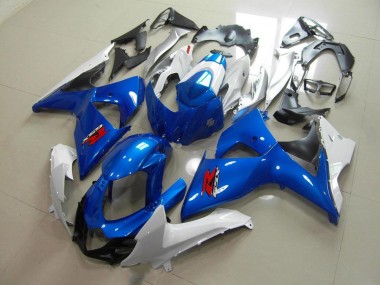 Azul & Branco Estilo OEM Carroçaria Moto Suzuki GSXR 1000 K9 09-16