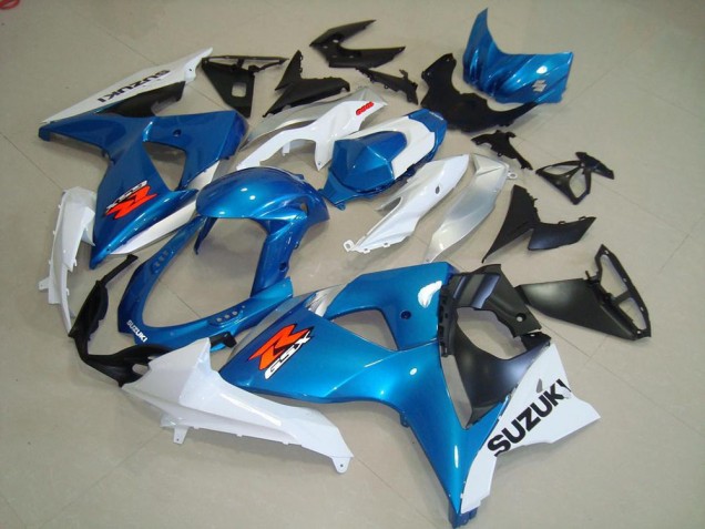 Azul & Branco Estilo OEM Kit Carenagem Moto Suzuki GSXR 1000 K9 09-16 Azul & Branco Estilo OEM Kit Carenagem Moto Suzuki GSXR 1000 K9 09-16