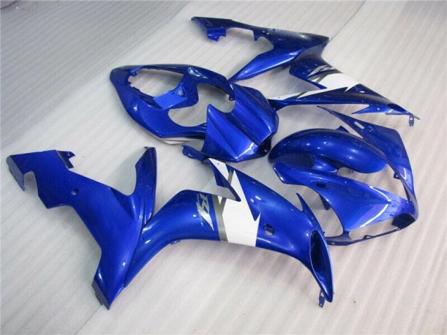 Azul Branco Injeção Kit Carenagem Yamaha R1 04-06 Azul Branco Injeção Kit Carenagem Yamaha R1 04-06