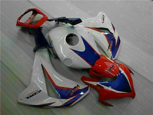 Azul Branco Kit Carenagem Moto Honda CBR 1000RR 08-11 Azul Branco Kit Carenagem Moto Honda CBR 1000RR 08-11