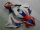 Azul Branco Kit Carenagem Moto Honda CBR 1000RR 08-11 Azul Branco Kit Carenagem Moto Honda CBR 1000RR 08-11