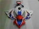 Azul Branco Kit Carenagem Moto Honda CBR 1000RR 08-11 Azul Branco Kit Carenagem Moto Honda CBR 1000RR 08-11