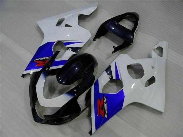 Azul Branco Kit Carenagem Moto Suzuki GSXR 600 / 750 K4 04-05 Azul Branco Kit Carenagem Moto Suzuki GSXR 600 / 750 K4 04-05