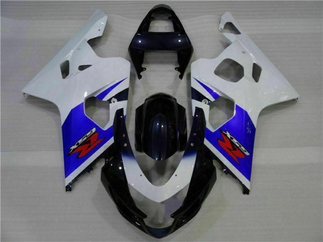 Azul Branco Kit Carenagem Moto Suzuki GSXR 600 / 750 K4 04-05 Azul Branco Kit Carenagem Moto Suzuki GSXR 600 / 750 K4 04-05
