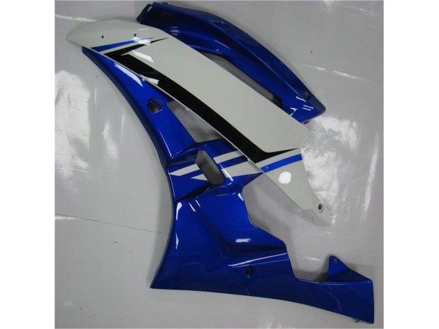 Azul Branco Kit Carenagem Moto Yamaha R6 06-07 Azul Branco Kit Carenagem Moto Yamaha R6 06-07