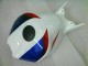 Azul Branco Kit Completo Carenagem Moto Honda CBR 1000RR 04-05