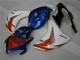 Azul Branco Kit Completo Carenagem Moto Honda CBR 1000RR 08-11 Azul Branco Kit Completo Carenagem Moto Honda CBR 1000RR 08-11