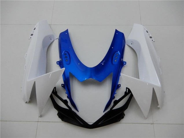 Azul Branco Kit Completo Carenagem Moto Suzuki GSXR 600 / 750 K11 11-21 Azul Branco Kit Completo Carenagem Moto Suzuki GSXR 600 / 750 K11 11-21