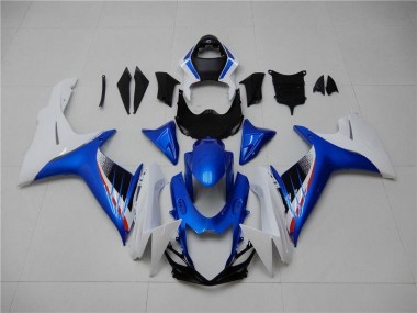 Azul Branco Kit Completo Carenagem Moto Suzuki GSXR 600 / 750 K11 11-21
