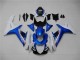 Azul Branco Kit Completo Carenagem Moto Suzuki GSXR 600 / 750 K11 11-21 Azul Branco Kit Completo Carenagem Moto Suzuki GSXR 600 / 750 K11 11-21