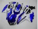 Azul Branco Kit Completo Carenagem Moto Suzuki GSXR 600 / 750 K8 08-10 Azul Branco Kit Completo Carenagem Moto Suzuki GSXR 600 / 750 K8 08-10