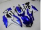 Azul Branco Kit Completo Carenagem Moto Suzuki GSXR 600 / 750 K8 08-10 Azul Branco Kit Completo Carenagem Moto Suzuki GSXR 600 / 750 K8 08-10