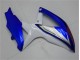 Azul Branco Kit Completo Carenagem Moto Suzuki GSXR 600 / 750 K8 08-10 Azul Branco Kit Completo Carenagem Moto Suzuki GSXR 600 / 750 K8 08-10