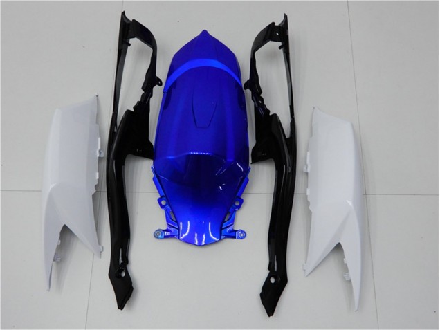 Azul Branco Kit Completo Carenagem Moto Suzuki GSXR 600 / 750 K8 08-10 Azul Branco Kit Completo Carenagem Moto Suzuki GSXR 600 / 750 K8 08-10