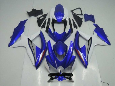 Azul Branco Kit Completo Carenagem Moto Suzuki GSXR 600 / 750 K8 08-10
