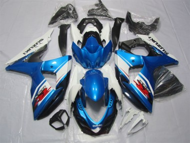 Azul Branco Kits Carenagem Moto Suzuki GSXR 1000 K9 09-16