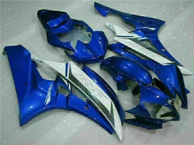 Azul Branco Kits Carenagem Moto Yamaha R6 06-07 Azul Branco Kits Carenagem Moto Yamaha R6 06-07