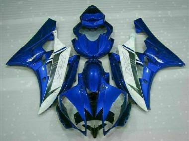 Azul Branco Kits Carenagem Moto Yamaha R6 06-07
