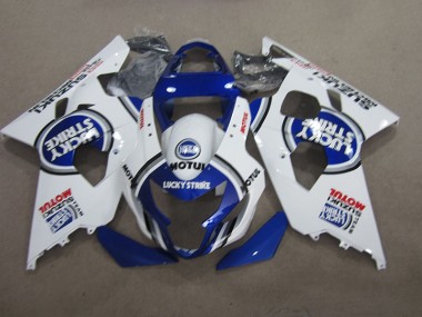 Azul Branco Lucky Strike Motul Carenagem Moto Suzuki GSXR 600 K4 04-05