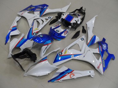 Azul Branco Moto Plástico BMW S1000RR 09-14