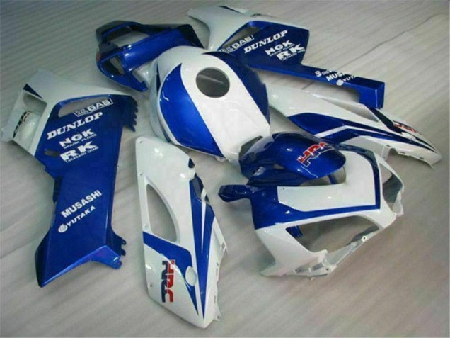 Azul Branco Moto Plástico Honda CBR 1000RR 04-05 Azul Branco Moto Plástico Honda CBR 1000RR 04-05