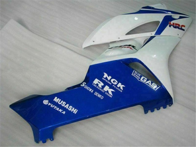 Azul Branco Moto Plástico Honda CBR 1000RR 04-05 Azul Branco Moto Plástico Honda CBR 1000RR 04-05