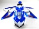 Azul Branco Moto Plástico Suzuki GSXR 600 / 750 K11 11-21 Azul Branco Moto Plástico Suzuki GSXR 600 / 750 K11 11-21