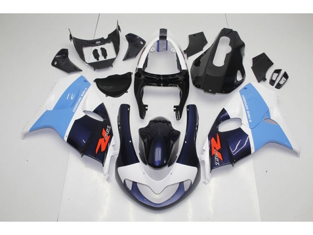 Azul Branco Moto Plástico Suzuki TL1000R 98-03 Azul Branco Moto Plástico Suzuki TL1000R 98-03