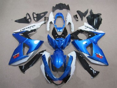 Azul Branco Moto Plásticos Suzuki GSXR 1000 K9 09-16