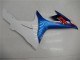 Azul Branco Moto Plásticos Suzuki GSXR 600 / 750 K11 11-21 Azul Branco Moto Plásticos Suzuki GSXR 600 / 750 K11 11-21