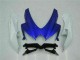 Azul Branco Moto Plásticos Suzuki GSXR 600 / 750 K8 08-10 Azul Branco Moto Plásticos Suzuki GSXR 600 / 750 K8 08-10