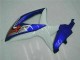 Azul Branco Moto Plásticos Suzuki GSXR 600 / 750 K8 08-10 Azul Branco Moto Plásticos Suzuki GSXR 600 / 750 K8 08-10