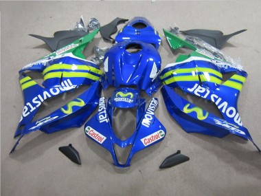 Azul Branco Movistar Carenagem Moto Honda CBR 600RR 09-12