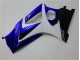 Azul Branco Preto Carenagem Moto Suzuki GSXR 1000 K7 07-08 Azul Branco Preto Carenagem Moto Suzuki GSXR 1000 K7 07-08