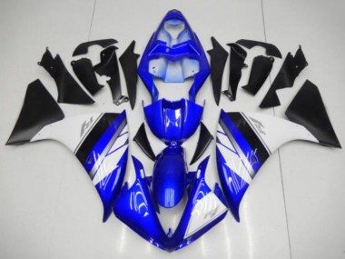 Azul Branco Preto Carenagem Moto Yamaha R1 09-11