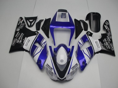 Azul Branco Preto Carenagem Moto Yamaha R1 98-99