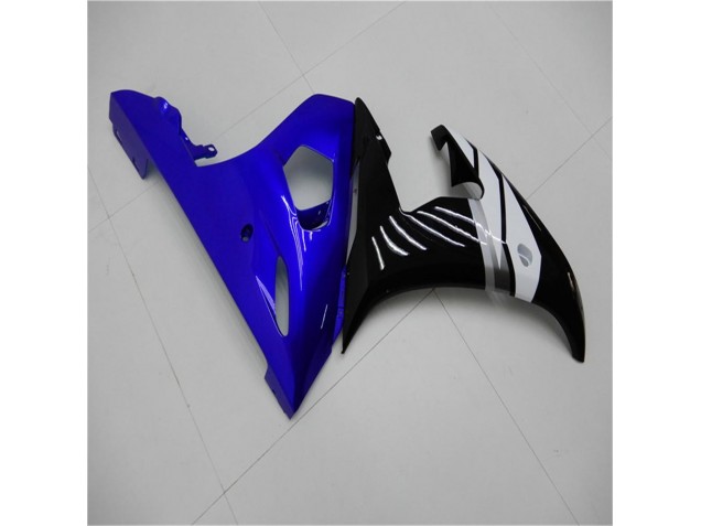 Azul Branco Preto Carenagem Moto Yamaha R6 03-05 Azul Branco Preto Carenagem Moto Yamaha R6 03-05