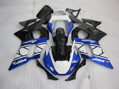 Azul Branco Preto Carenagem Moto Yamaha R6 98-02
