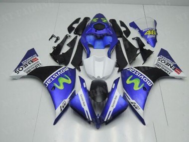 Azul Branco Preto Kit Carenagem Moto Yamaha R1 12-14