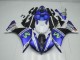 Azul Branco Preto Kit Carenagem Moto Yamaha R1 12-14 Azul Branco Preto Kit Carenagem Moto Yamaha R1 12-14
