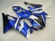 Azul Branco Preto Kit Carenagem Moto Yamaha R6 08-16 Azul Branco Preto Kit Carenagem Moto Yamaha R6 08-16