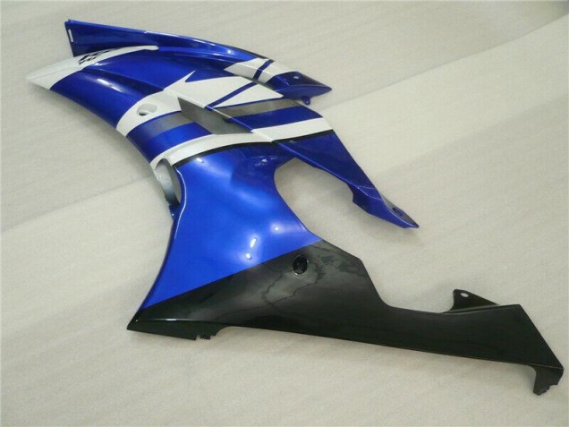 Azul Branco Preto Kit Carenagem Moto Yamaha R6 08-16 Azul Branco Preto Kit Carenagem Moto Yamaha R6 08-16