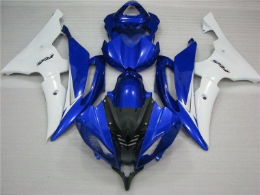 Azul Branco Preto Kits Carenagem Moto Yamaha R6 08-16