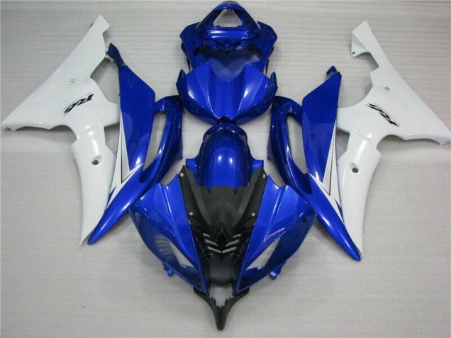 Azul Branco Preto Kits Carenagem Moto Yamaha R6 08-16 Azul Branco Preto Kits Carenagem Moto Yamaha R6 08-16