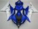 Azul Branco Preto Kits Carenagem Moto Yamaha R6 08-16 Azul Branco Preto Kits Carenagem Moto Yamaha R6 08-16