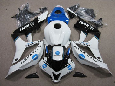 Azul Branco Preto Konica Minolta MAPEI Carenagem Moto Honda CBR 600RR 07-08