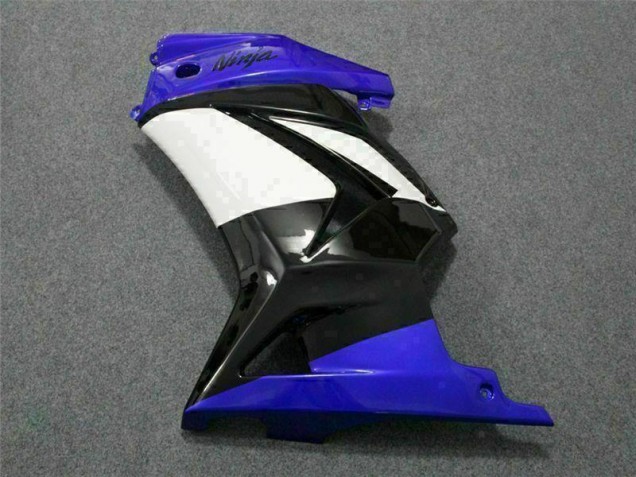 Azul Branco Preto Ninja Abs Moto Plástico Kawasaki EX250 08-12 Azul Branco Preto Ninja Abs Moto Plástico Kawasaki EX250 08-12